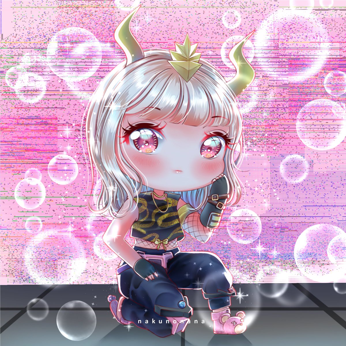 nakunonana's tweet photo. This is a #chibicommission i did on ig β‘Β΄ο½₯α΄ο½₯`β‘ #chibi #chibiart #commissionsopen #animeart #animecommission #animecommissionsopen #animegirl #pinkart https://t.co/2fxgw3FwK3