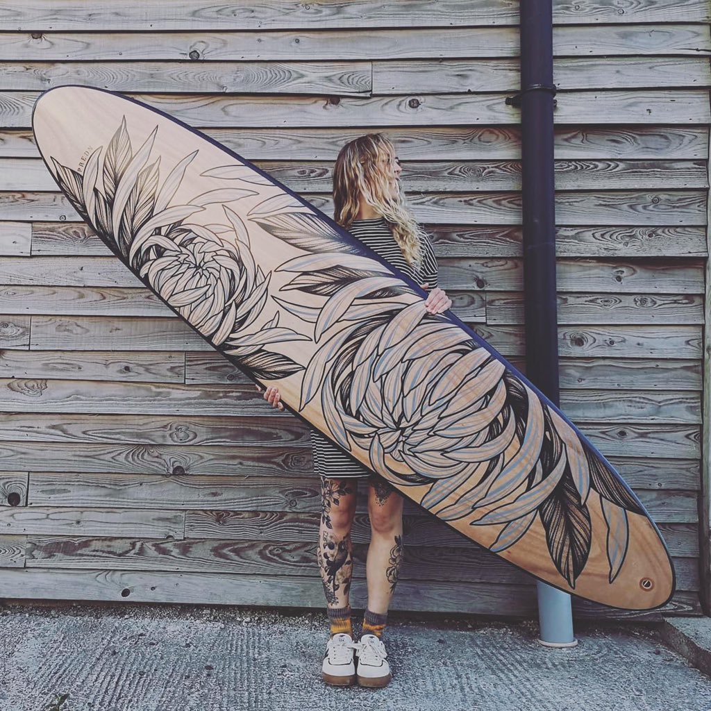 prednsurfco's tweet photo. This original piece of usable surfboard art is being auctioned off. Ending 31st Oct 2021. Check out https://t.co/ZCDLzEuSGp for details
#surfart #cornwall #tattooartist #handmadeincornwall https://t.co/MCAdiz7HjV