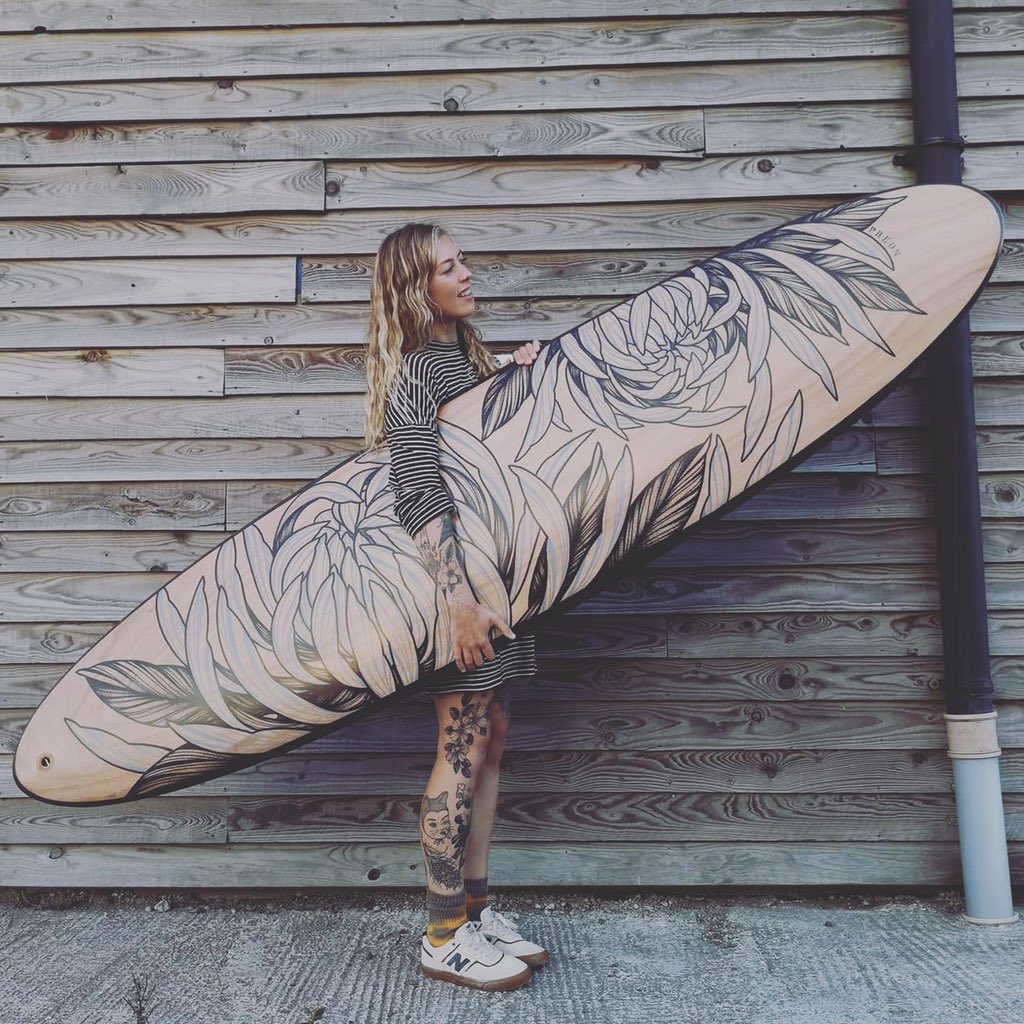prednsurfco's tweet photo. This original piece of usable surfboard art is being auctioned off. Ending 31st Oct 2021. Check out https://t.co/ZCDLzEuSGp for details
#surfart #cornwall #tattooartist #handmadeincornwall https://t.co/MCAdiz7HjV