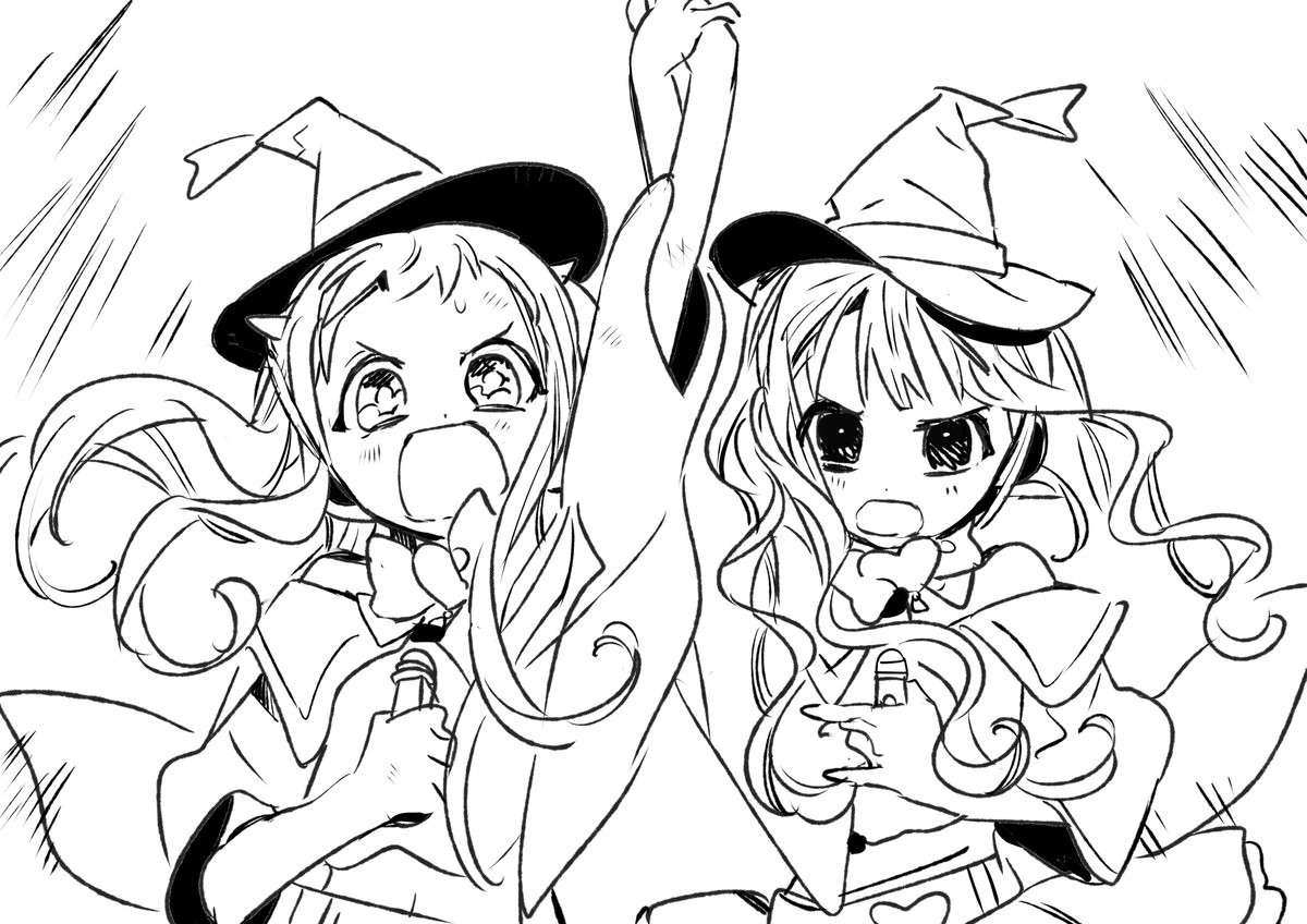 【見習い魔女/寧々・葵】
マジカル☆パンプキンヘッドショット・シンデレラ!!!!

#魔女と花子くん 