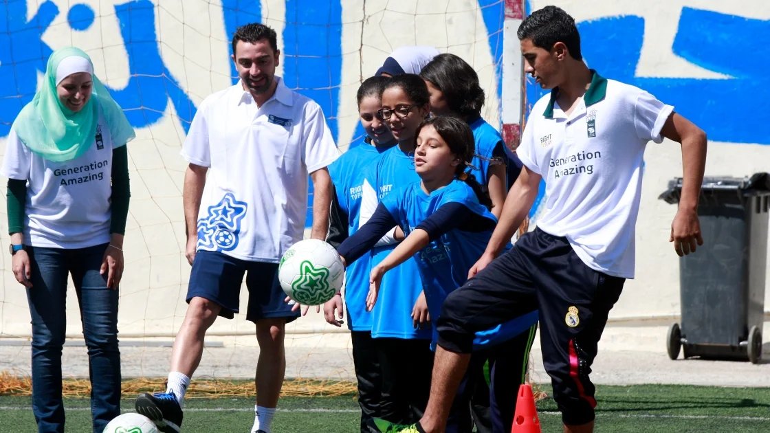 alkassenglish's tweet photo. Generation Amazing and the #QFA have partnered with Aurora for Training and Development to create One Goal Arabia, a youth development programme that will work with young footballers to empower them to use their position as role models to inspire others. #GA4good #OneGoalArabia https://t.co/vbvhsV7WGS