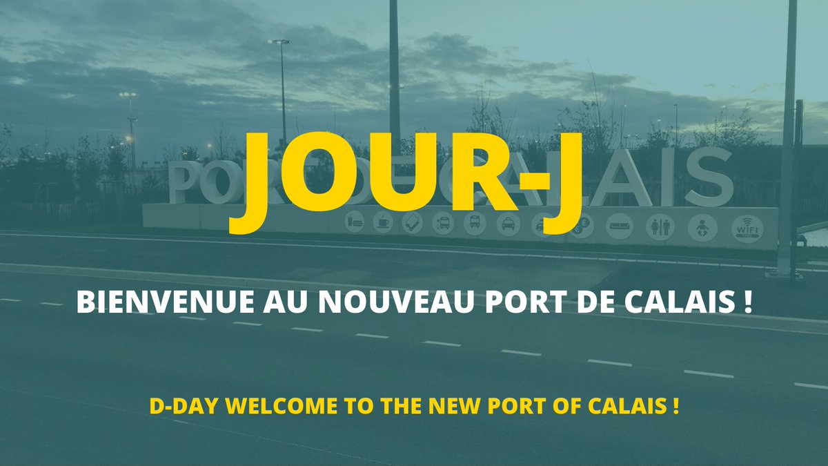 Port_BC's tweet photo. 🔔 Jour J : A 20h.00 ce soir, les personnels du port, des compagnies maritimes #DFFS #P&amp;O ferries #Irish Ferries, et des services de l’Etat seront heureux d’accueillir les premiers voyageurs dans le nouveau port de Calais ! https://t.co/C66iP6aBeZ