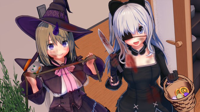 トリックオアトリート!!👻🎃
「お金くれないと命奪っちゃうぞ♬」

き…君たちそれ強盗っていうんだよ!!💦
しかもそれ…本物の血だよね…: (((;"°;ω°;)):ガクガクガク

#コイカツ 