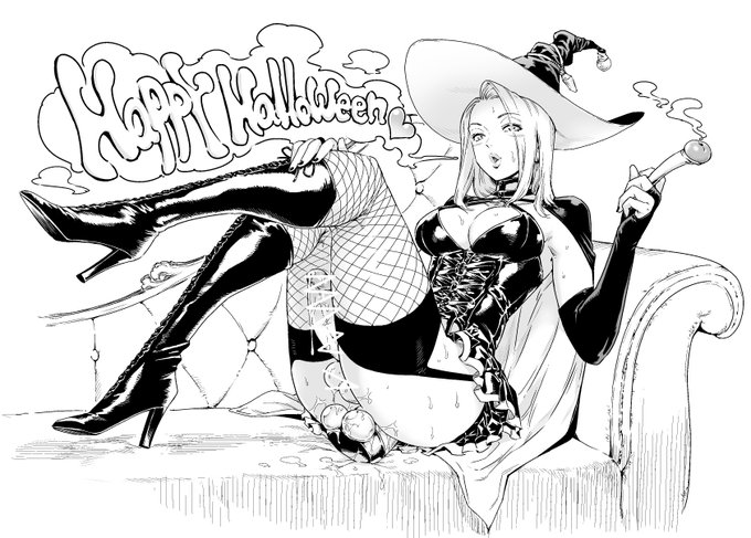 ハッピーハロウィンなしーめーる魔女おねえさま。久々のお絵かき楽しい。
https://t.co/PSwVl6jKnP 