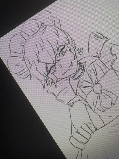 描いてるよ 