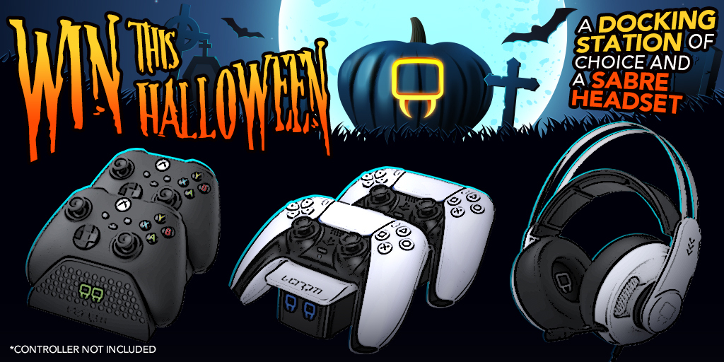VenomGamingUK's tweet photo. Your chance to win in our spooktacular giveaway! 🎃👻

To enter:
👍Like and retweet 
👫Tag a pal

Winner to be selected on Monday 8th November.
Controllers not included. T&amp;C's apply. https://t.co/UeXKSMe4Bq