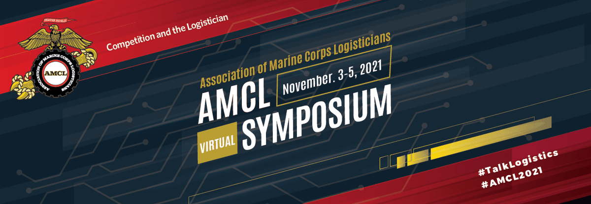 USMC_Loggies's tweet photo. Logisticians can shape the environment by operationalizing concepts, delivering tangible solutions, and experimenting forward.
Let's #TalkLogistics ... see you at #AMCL2021.
π¨ β‘ Follow #AMCL2021 and register for the AMCL 2021 Symposium - https://t.co/0YKDe9Zdth https://t.co/eDoGHjSKJY