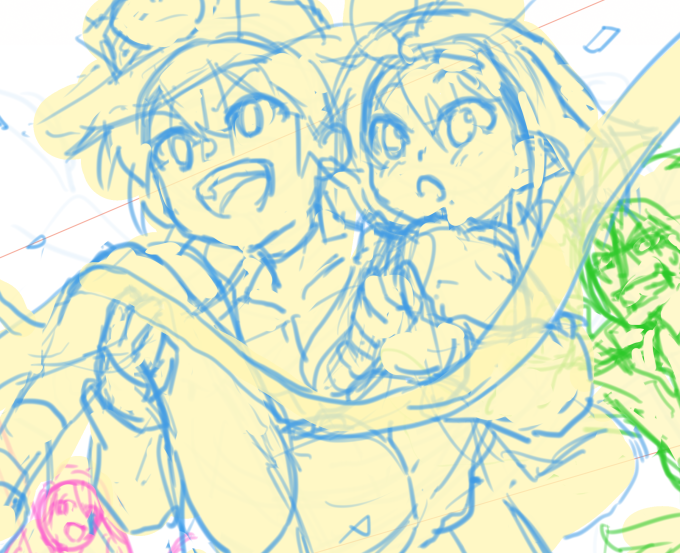 遅ればせながら神羅響宴アンソロの原稿開始&ラフ
#神羅響宴Web 