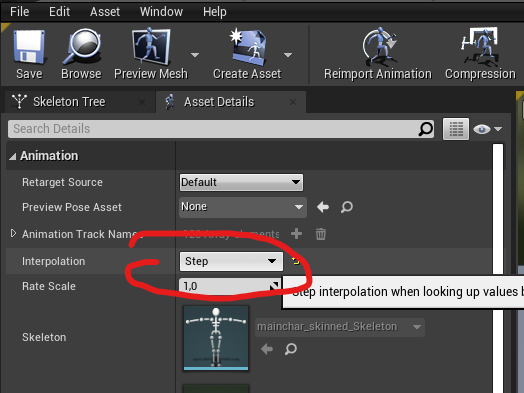 MorrisBelfrage's tweet photo. @rafianimates In the end I opted for better control and animated many of the characters on 2's and made sure that this setting was ticked in UE4 for each animation. Hope that helps! https://t.co/z31CaICzqc