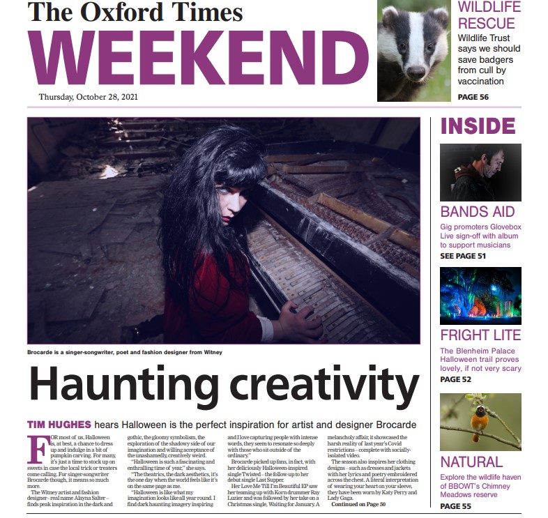 Tim Hughes (@oxmailtimhughes) on Twitter photo If you're out and about on this blowy day, do pick up the latest Oxford Times. Packed with the week's news & features it includes gorgeous pics of <a href="/Oxford_IF/">IF Oxford</a> by <a href="/ednixpix/">ed nix</a>, <a href="/BBOWT/">BBO Wildlife Trust</a> fighting the badger cull, music from <a href="/Gloveboxlive/">Glovebox Live</a> & musician @itsbrocarde embraces Halloween If you're out and about on this blowy day, do pick up the latest Oxford Times. Packed with the week's news & features it includes gorgeous pics of <a href="/Oxford_IF/">IF Oxford</a> by <a href="/ednixpix/">ed nix</a>, <a href="/BBOWT/">BBO Wildlife Trust</a> fighting the badger cull, music from <a href="/Gloveboxlive/">Glovebox Live</a> & musician @itsbrocarde embraces Halloween