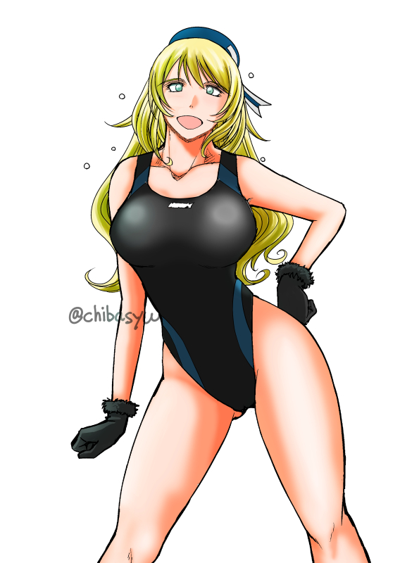 #競泳水着の日 水着手袋はアリだと思います。 