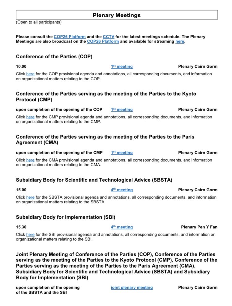 ew_source's tweet image. This is the program #COP26 

Emma isn’t mentioned anywhere.
We have to wait and see.