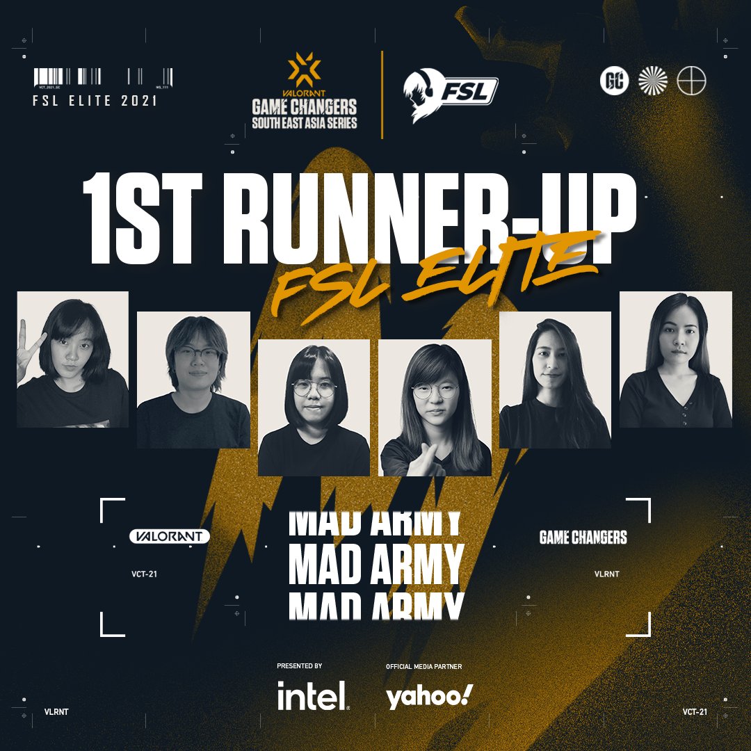 Fsl_GG's tweet photo. NICE TRY and great effort to ๐ฅMAD Army and ๐ฅRenatus White!! Theyโve showed us their potential and who knows, they might be clinching the ๐ฅ the next time! ๐ณ
#VALORANT #VCTGameChangersSEA #VCTGameChangers #FSLElite #FSL https://t.co/TYU09Hjfu3