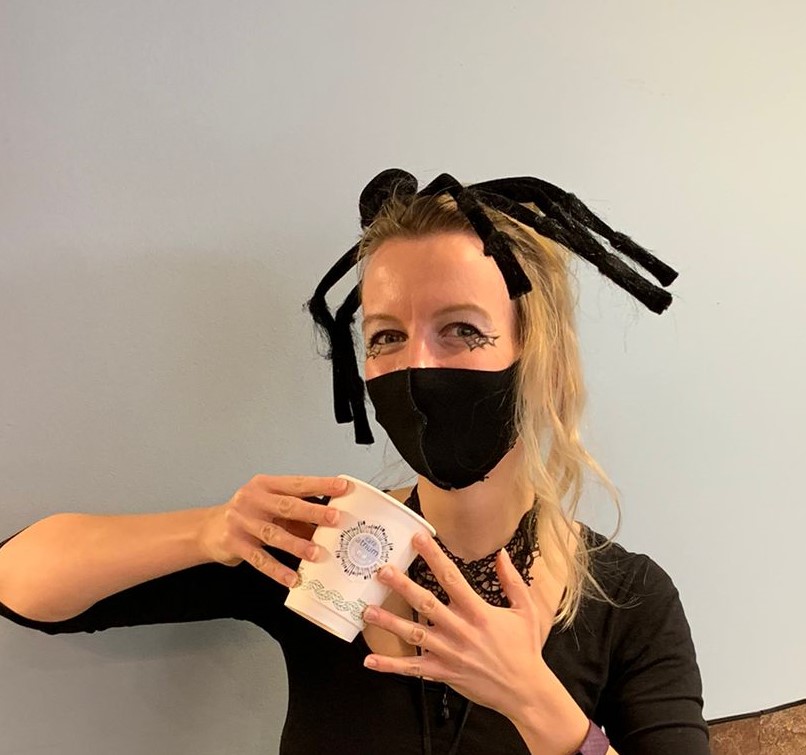 CafeAtriumCork's tweet photo. #halloween2021 #CoffeeLovers #Cork #purecork .
Hey @pure_cork Listen up...   Something spooky going on down in @MardykeArenaUCC ..our  beautiful (but  super scary) Estonian witch Liina just landed and started making weird really Cappuccinos...better watch out !! https://t.co/NrMzkXHxeE