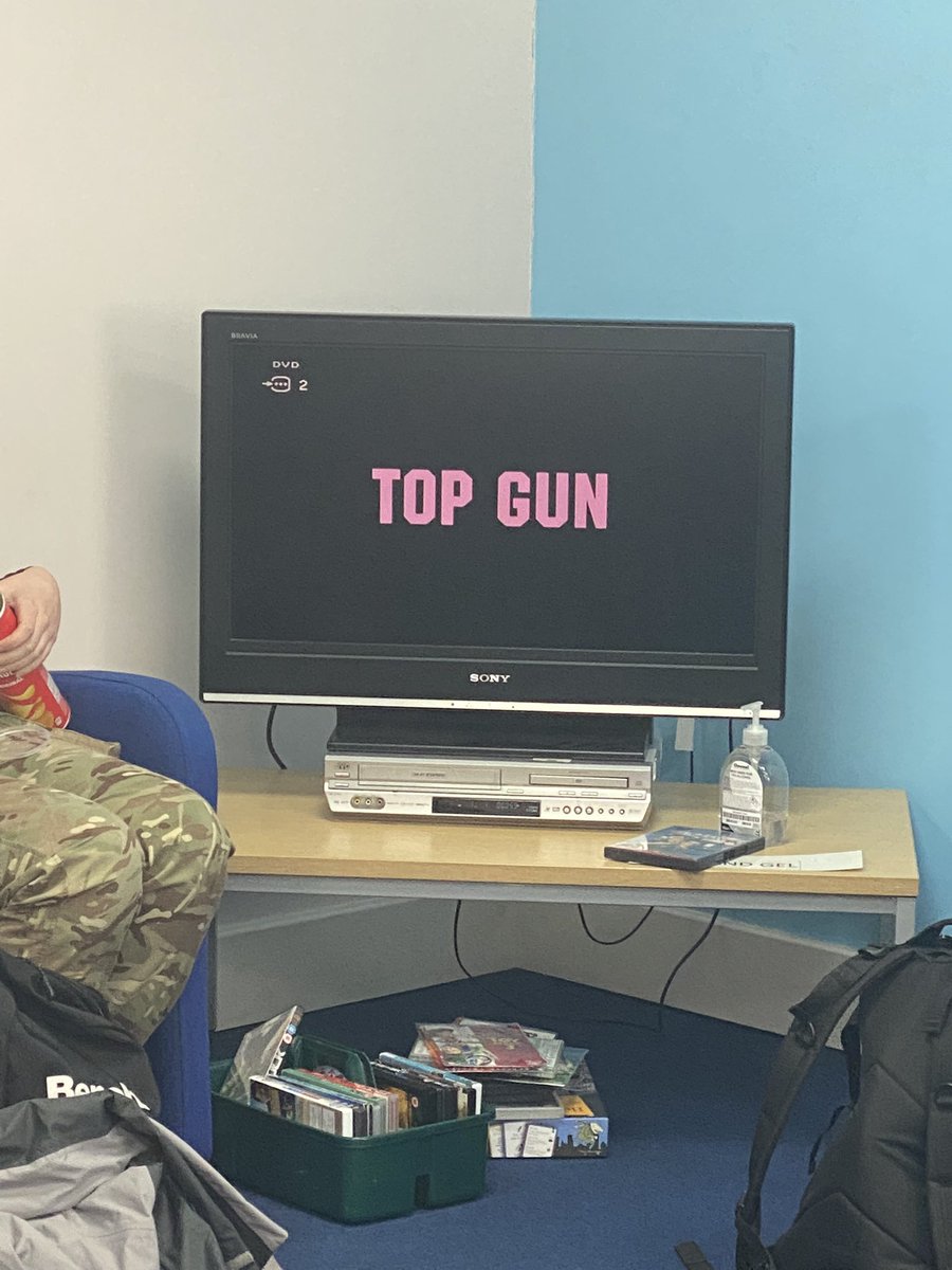 Wouldn’t have an AEG trip with the mandatory showing of Top Gun ! All we need is <a href="/jonesjohnadrian/">Adrian Jones</a> to commentate it ! @OCHertsBucks <a href="/ComdtAC/">Commandant RAF Air Cadets</a> <a href="/aircadets/">RAF Air Cadets</a>