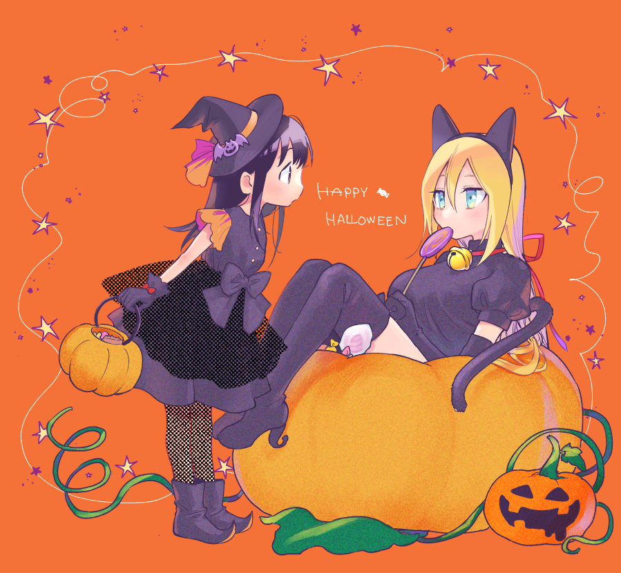 「魔女っ子と黒猫 」|秋津貴央🍙舞おね4巻8月発売のイラスト