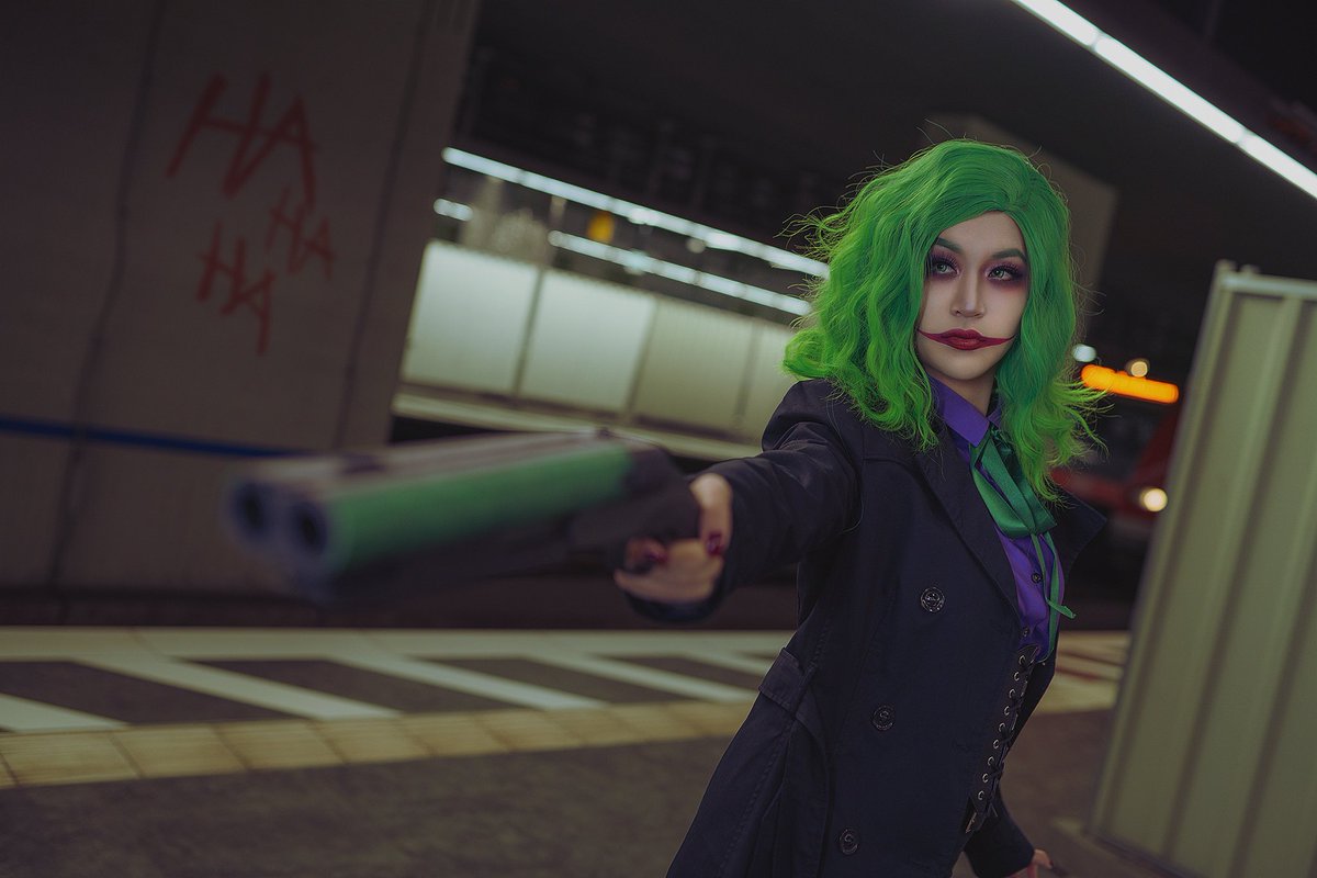 CrunchyCupcakex's tweet photo. HaHaHa ~ Happy Halloween 💚🃏
📸: @VYNphoto https://t.co/x2U7Wty0DI