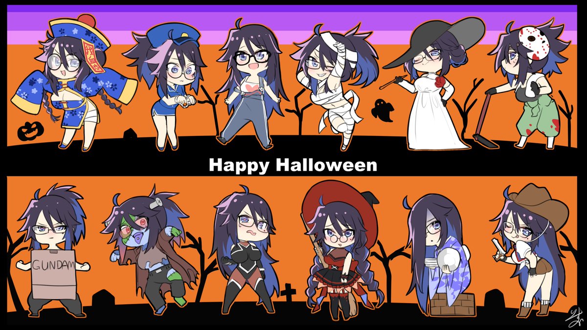 どの総長が好き?
#HappyHalloween2021 
#ksonART 
#kson総長ART 