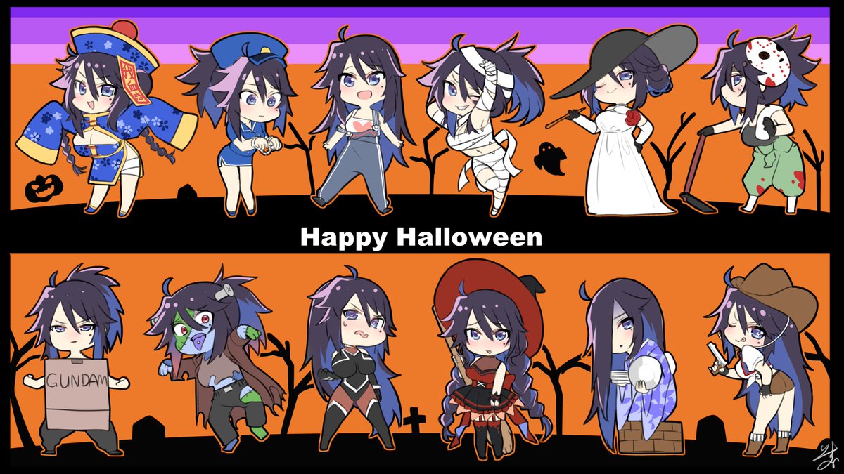 どの総長が好き?
#HappyHalloween2021 
#ksonART 
#kson総長ART 