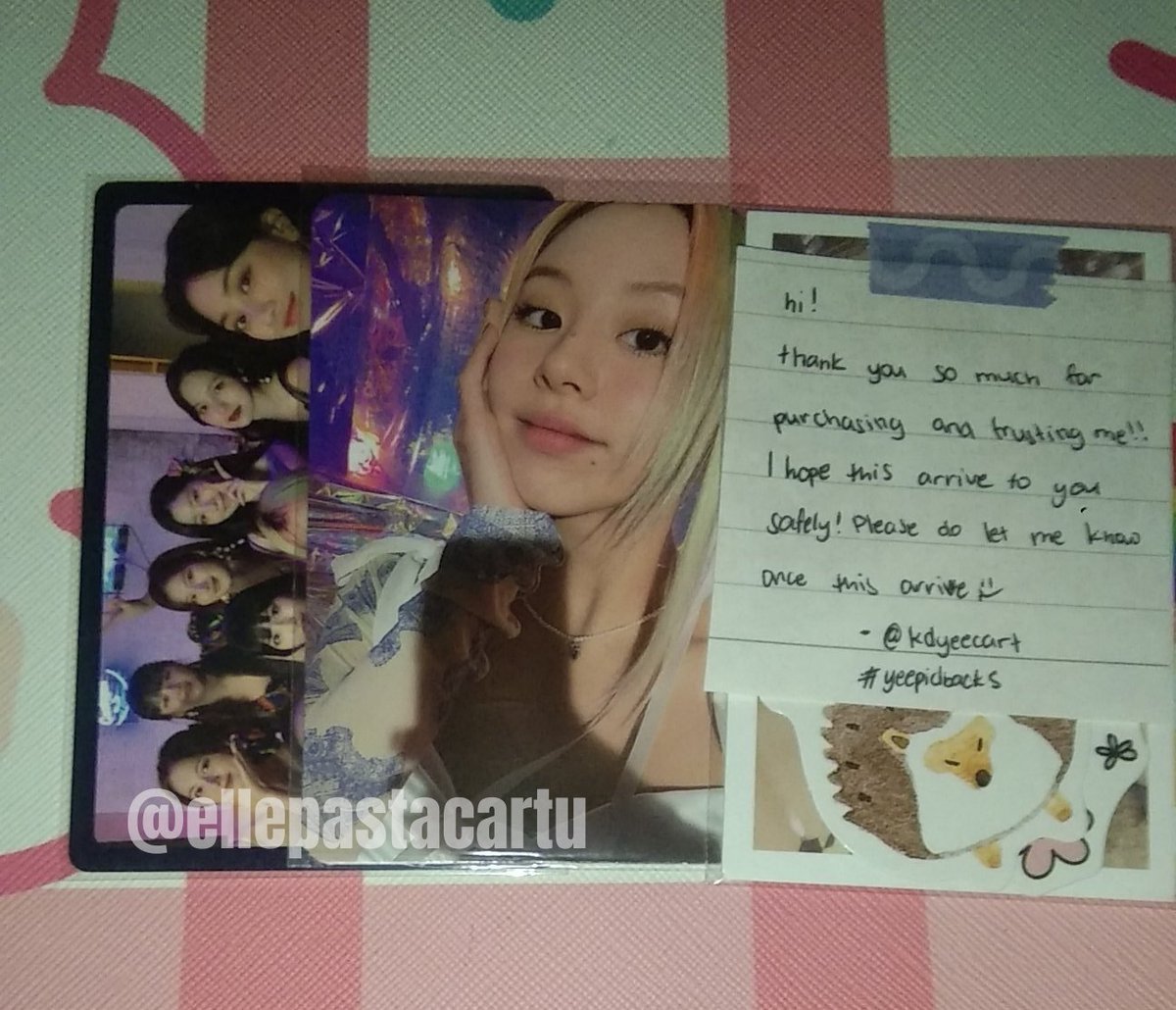 ellis4u_'s tweet photo. ꒰ #yeepidbacks ꒱
Hi @kdyeecart thank u for letting me adopt chae, And for the cute freebies!<3 https://t.co/QwnPfGEVrC