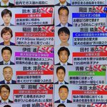 テレ東の選挙速報の当選者の情報がどうでもいいが、おかげで親近感が沸くw