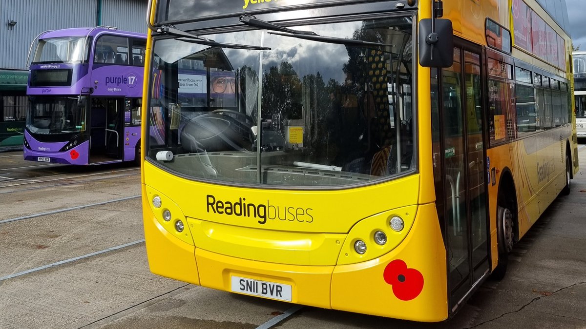 A few of our buses are wearing poppies to remember family, friends and others who have been lost in all wars, both service men and women and civilians.