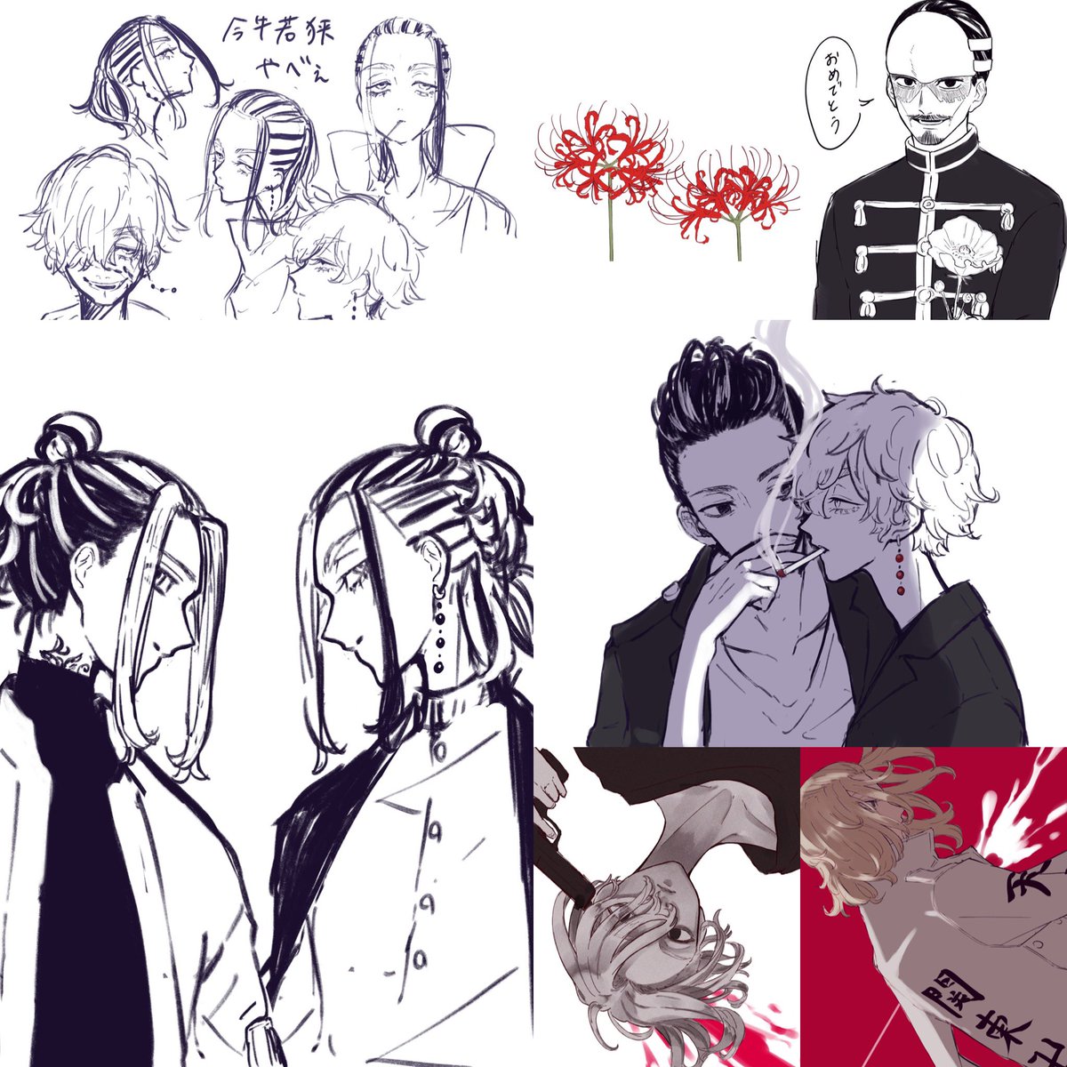 #今月描いた絵を晒す 