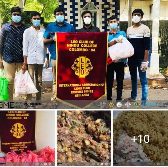 leosofhcc's tweet photo. We, the Leos of Hindu College Colombo have organized a project "Homemade For Homeless". For the month of October we were able to donate around 60 parcels of homemade food to the homeless people. 

https://t.co/mBsCUOkFot

#leosofhcc
#leodistict306b2
#leosofsrilanka https://t.co/P9yUN6kH3c