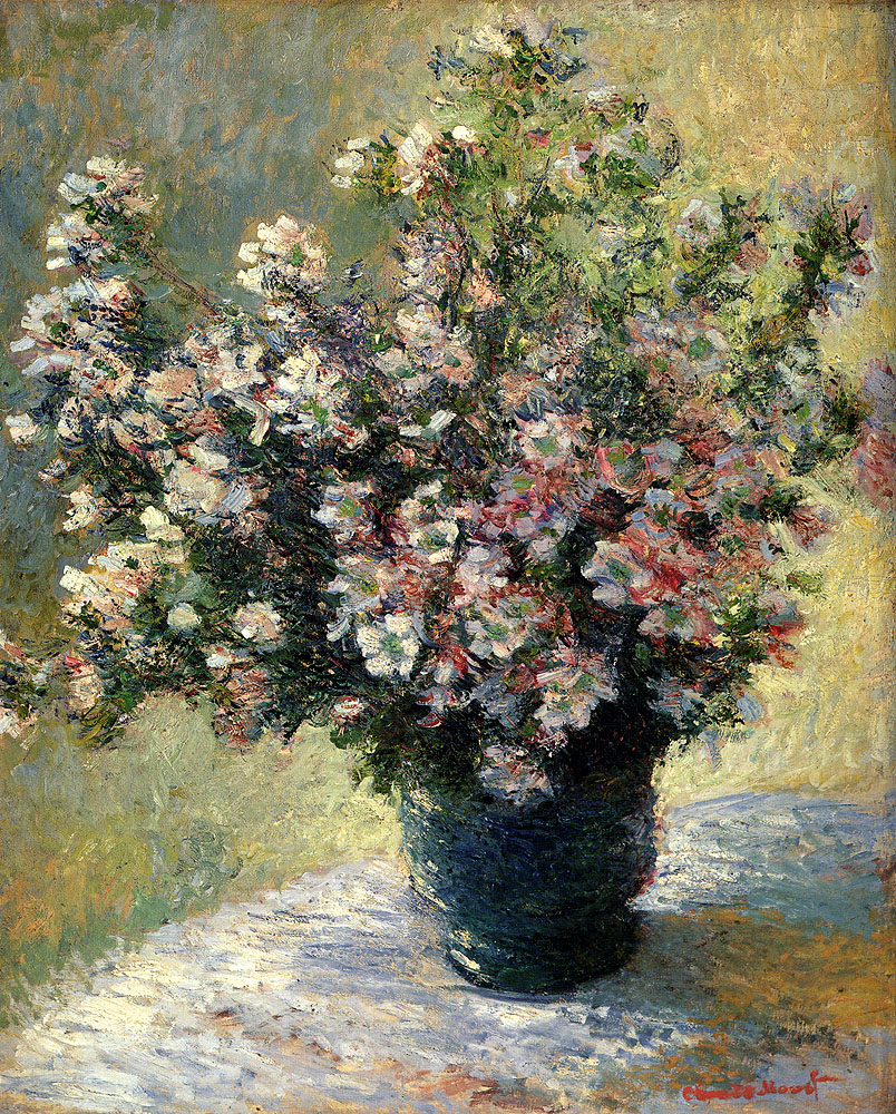 artistmonet's tweet photo. Vase of Flowers, 1882 #monet #impressionism https://t.co/6QljfIvLxQ