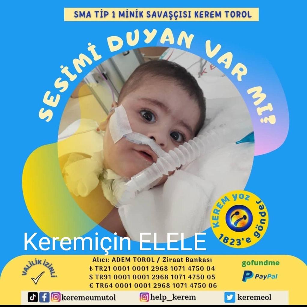 Yeniden bir bebeğimizin hayatına dokunmak, ona nefes olmak için 
Kerem için 🙏🙏

Keremİçin ELELE