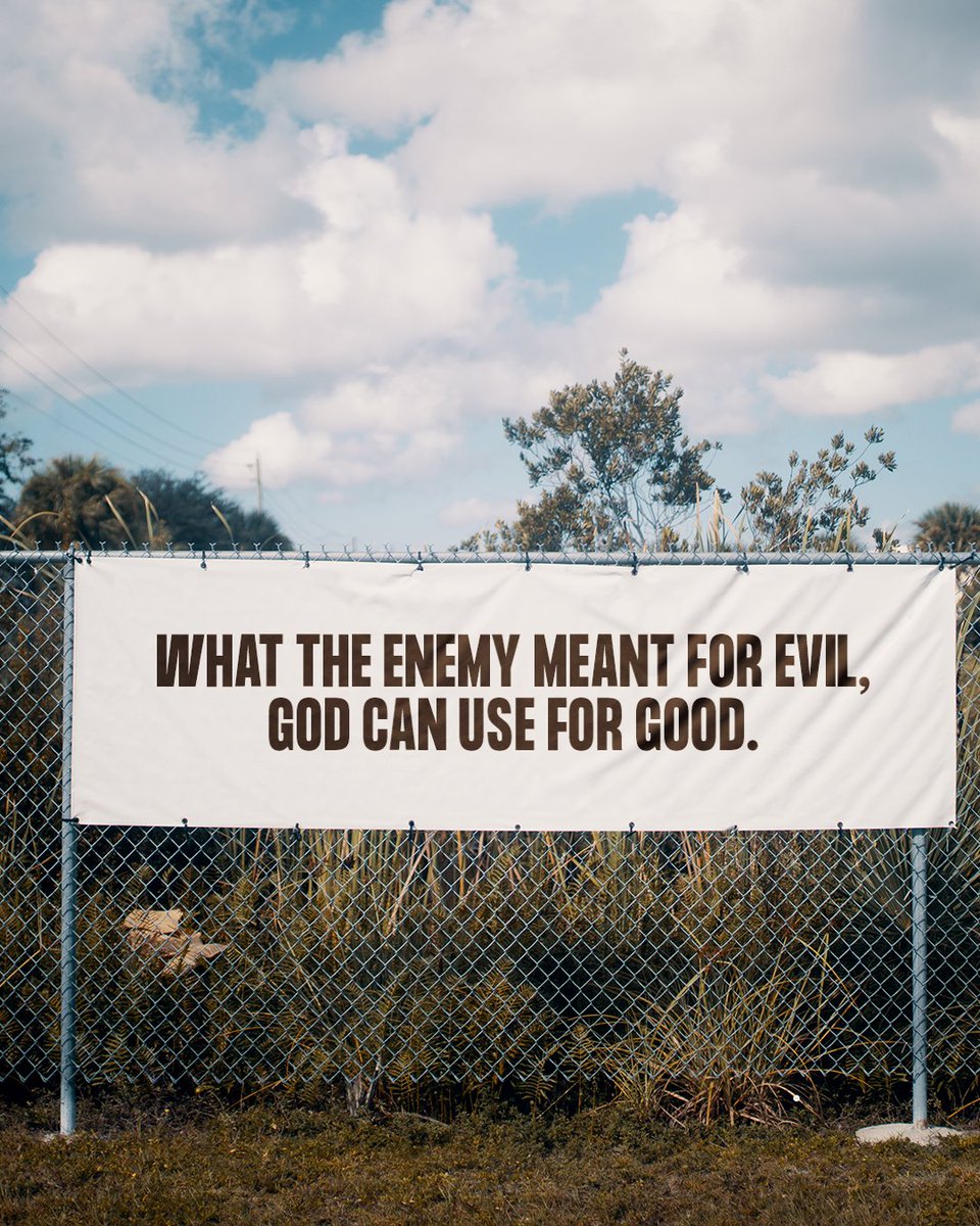 craiggroeschel's tweet photo. "You intended to harm me, but God intended it for good..." Genesis 50:20 https://t.co/apd6dyNJgs