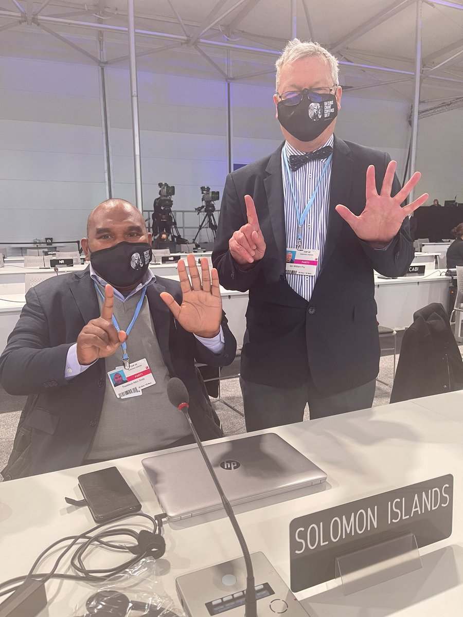 ForumSEC's tweet photo. Of all the numbers you will hear at the #COP26, the most important will be 1.5- #Pacific nations represent at the #COP26Glasgow #flexfor1pt5 https://t.co/d0aT0URpP3