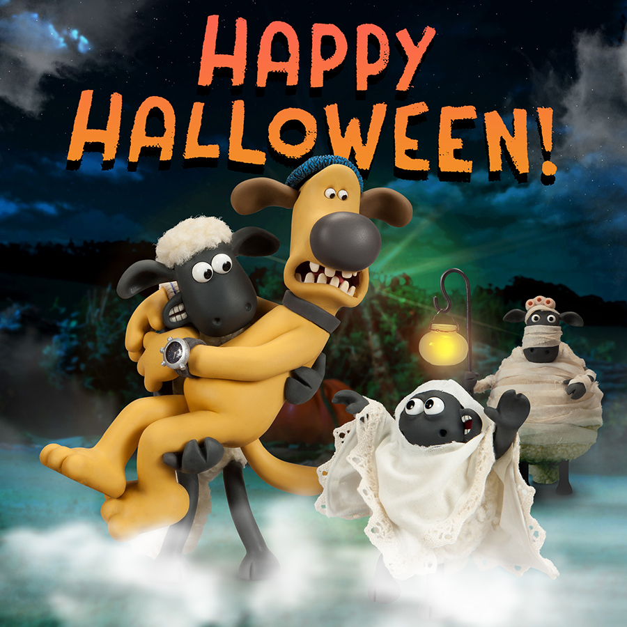 Shaun the Sheep on Twitter "It's the spookiest time of the year! 🕷🎃👻 