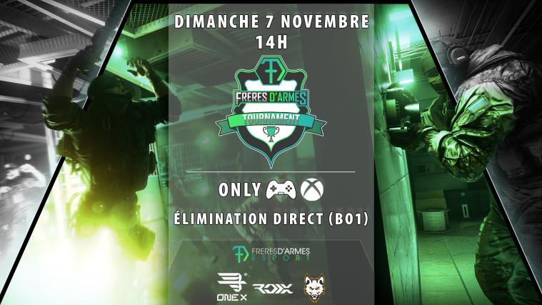 FDA_Tournament's tweet photo. 💥: - 🏆FDA TOUNAMENT🏆
                   ( Raimbow 6 )

📅- Dimanche 7 Novembre
🕑- 14h00
🎮- Only manette
👥- 5 Joueurs + 1 PU

📩Inscription via Google Doc:
https://t.co/ghGz37zElg
Fin des inscription samedi 00h00

🗨️Discord: https://t.co/ZwFtC5GbYD

#FDAESPORT #FDATOURNAMENT https://t.co/n7GUZYqAch