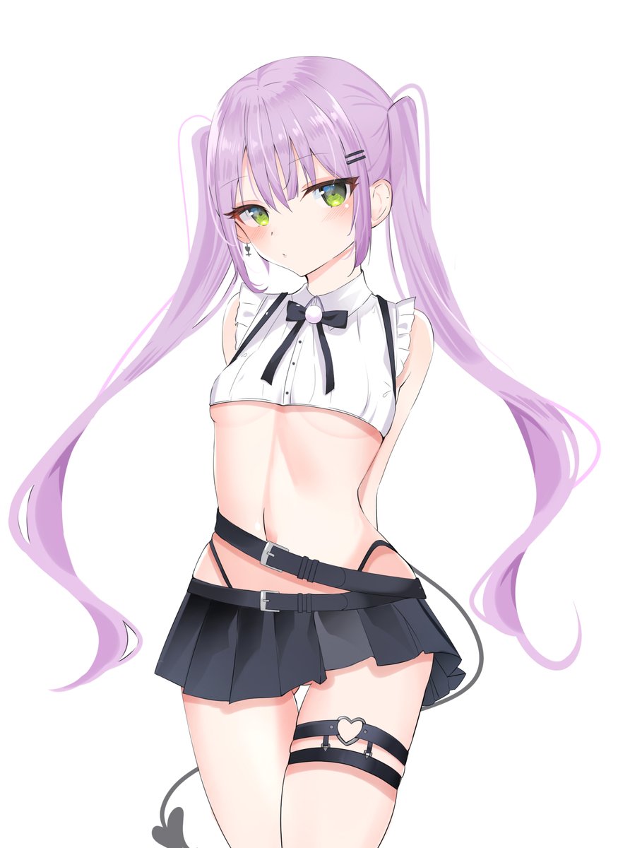 マシュ・キリエライト(Fate) ,デンジャラス・ビースト 「💜💜💜
 #今月描いた絵を晒そう 」|Dreamoon👾のイラスト