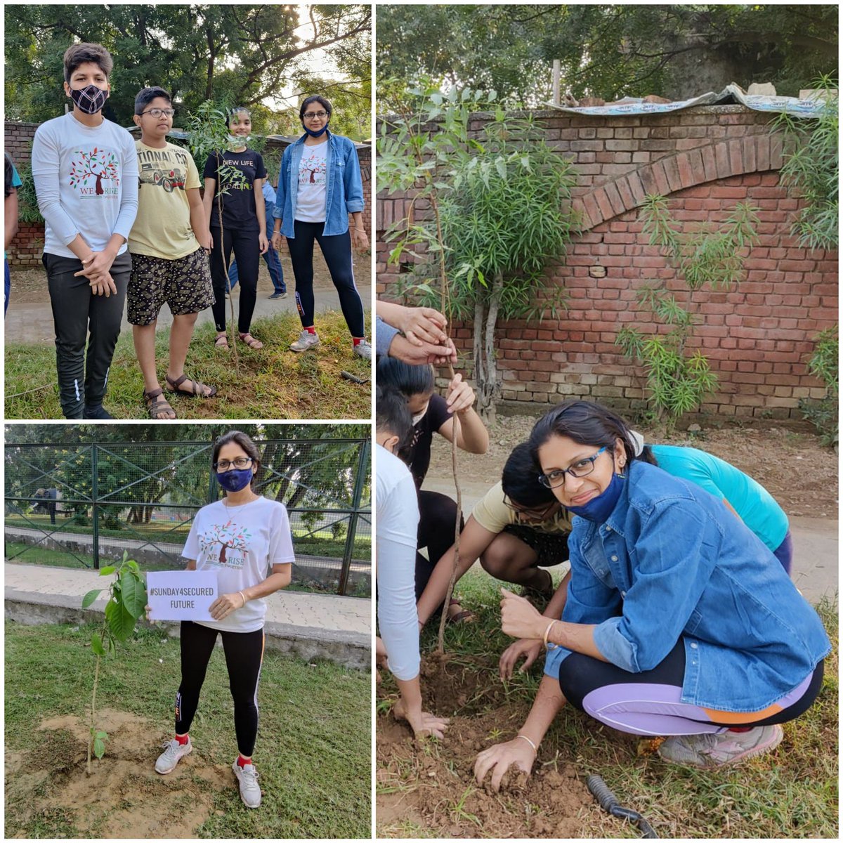 DulluDeepti's tweet photo. "Today's efforts will be tomorrow's gains". #Plantation drive of @_WeRiseTogether group.
@AaravSeth_ @PritiShroff @ShikhaSeth17 @ashwika_jain @suketseth @ErikSolheim @_sayema @kaohua3 https://t.co/pQdXRET76l