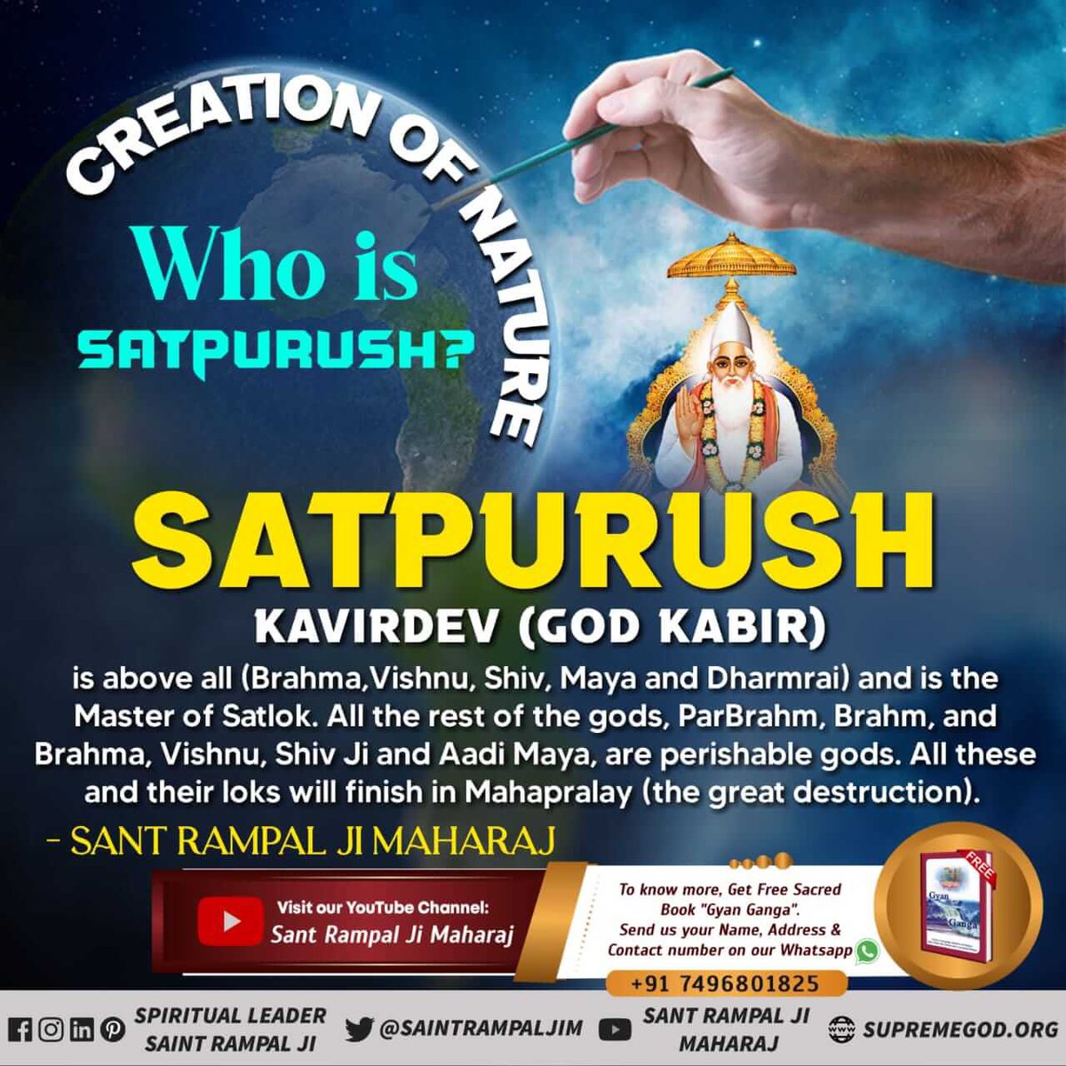 DasDipak_Lama's tweet image. Have you ever been curious to know about #WhoCreatedTheUniverse❓

Must know the hidden
#SecretsOfNature from our own holy scriptures, which are now very critical to know in order to identify who is Supreme Lord and whose worship can help us attain ultimate peace and salvation?