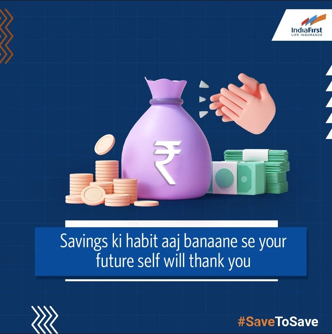 IndiaFirst_Life's tweet photo. Lastly, each drop makes an ocean. Save your money today and live a financially independent life tomorrow.
#SaveToSave https://t.co/dgl3IHoCuB