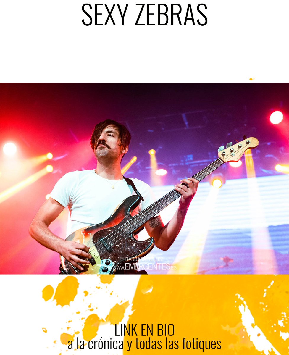 <a href="/sexyzebras/">SEXY ZEBRAS</a> en el Festival #Vinagrenefico

Ve aquí todas las fotiques 👉emergentes.es/festival-vinag…

📸: <a href="/bbemergentes/">BÁRBARA TÉLLEZ</a>

#sexyzebras #fotografiaconciertos #madridmusic #concierto #conciertosmadrid