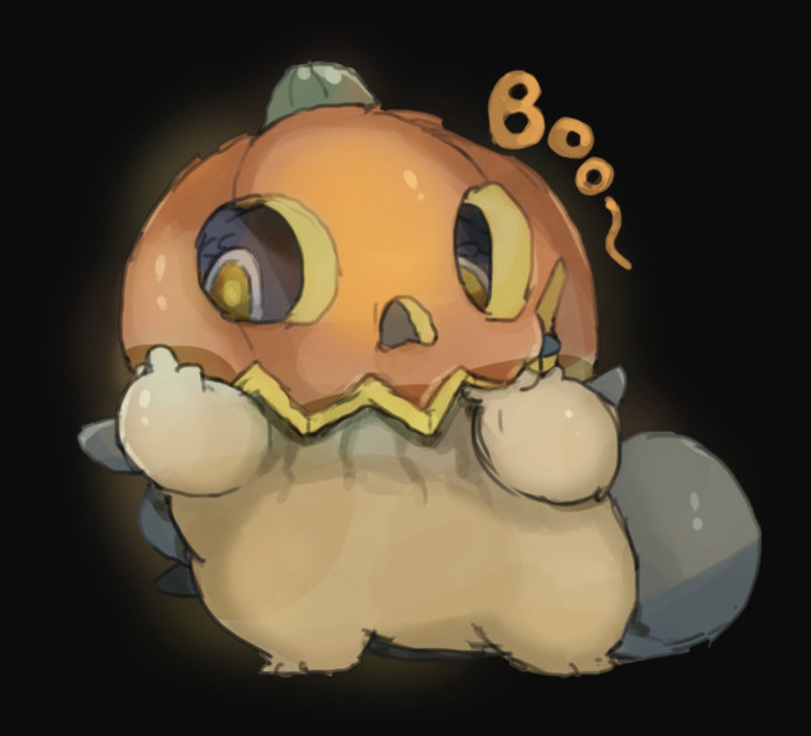 「ハッピーハロウィン!
絵がないので過去のハロウィンっぽいのを再掲です🎃 」|おまる丸のイラスト