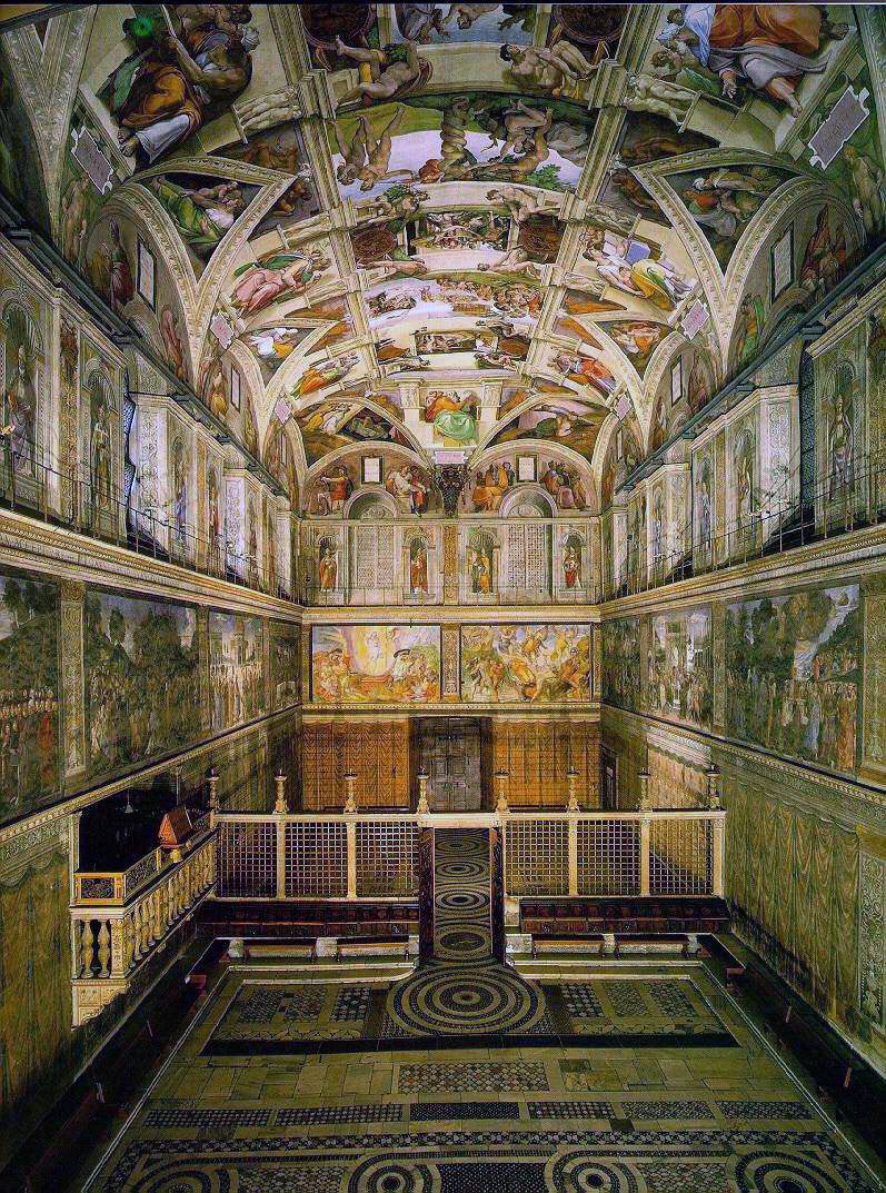 Arteymas_'s tweet photo. 31 de octubre de 1512: en Roma se inauguran los frescos de la Capilla Sixtina del Palacio Apostólico, pintados por Miguel Ángel. https://t.co/M9zmp0akks