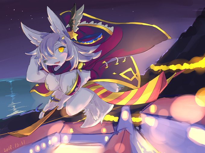 往年のハロウィン絵を並べて成長を体感しようとしている 