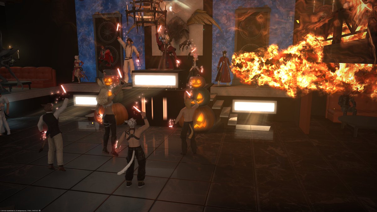 Lord_Calf's tweet photo. What an amazing Party Weekend in #FFXIV 😎 #clubphoenix #dawnofthephoenix @ Live with https://t.co/KSbRVGWSMN https://t.co/H0sz8JGFdi