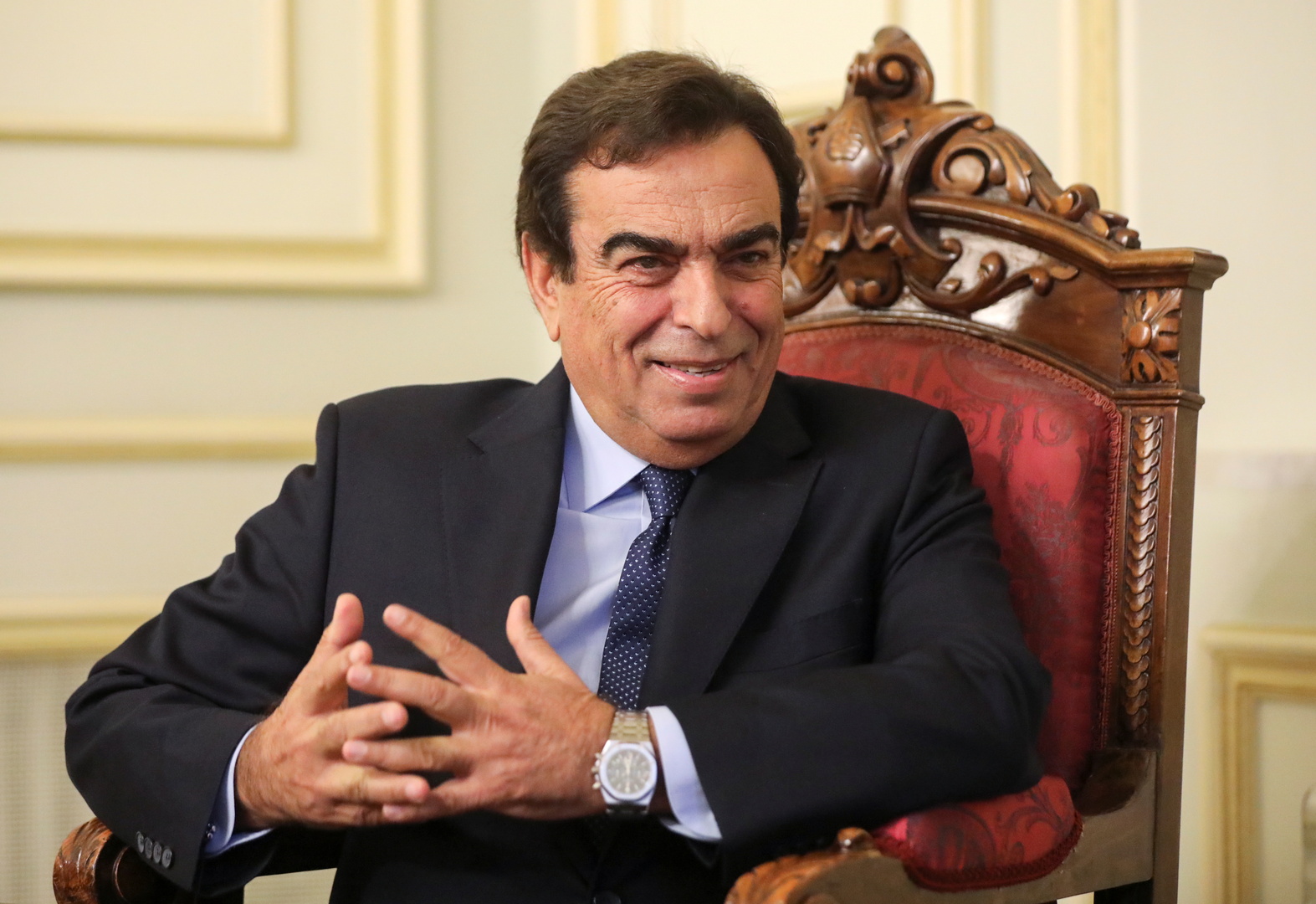 جورج قرداحي وزير الاعلام اللبناني