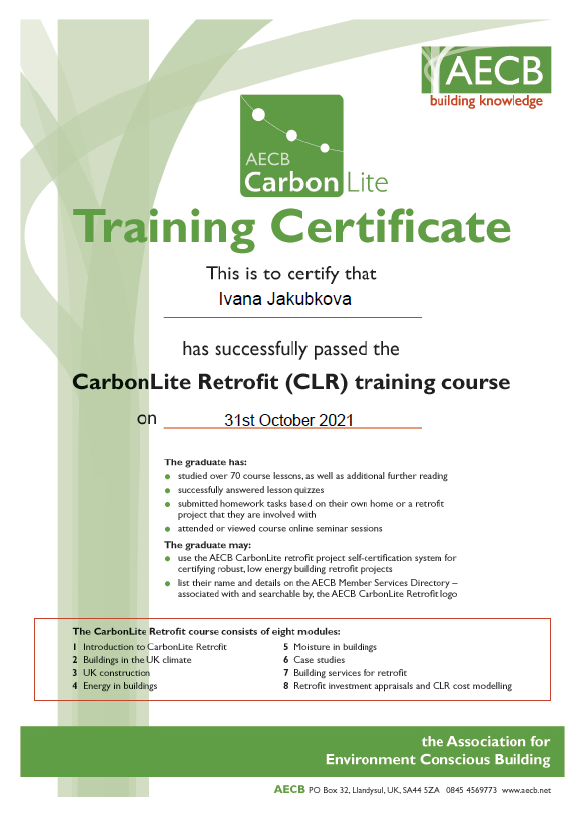 Finally finished CarbonLite Retrofit course with @AECBnet! Still have lots to learn but this will enable me to both radically improve energy efficiency of my home and w/ @YCEnergy help others reduce their carbon footprint and energy bills while increasing comfort. #ClimateAction