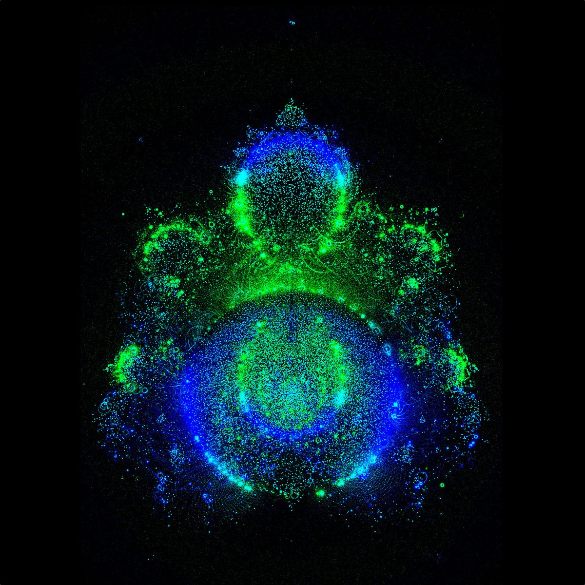 NFTCodex's tweet image. Today&apos;s Feature: &quot;The Pixel Buddhabrot #36&quot; from The Pixel Buddhabrot collection on #OpenSea. buff.ly/3CrH30d #NFT #NFTArt #NFTArtist #Art @art_explor