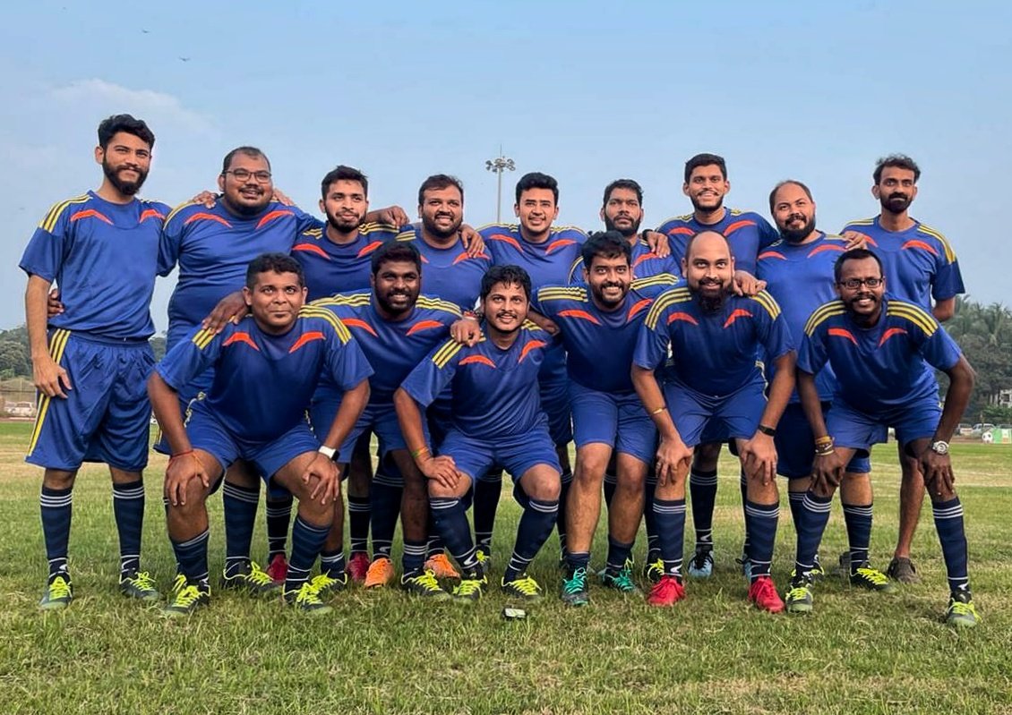 TheSalgaonkar's tweet photo. Great and unique experience to be a part of BJYM XI, led by @BJYM president @Tejasvi_Surya.
#CMTrophy #LetsPlayGoa. https://t.co/91BVA9xTB1