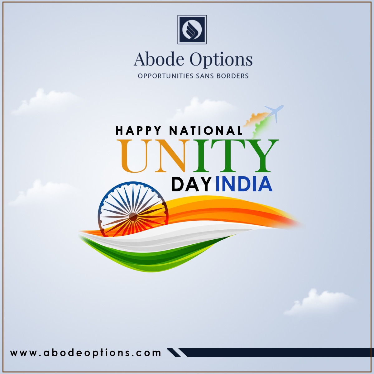 AbodeOptions's tweet photo. Abode options wishes inherent strength and resilience to the nation.

Wishing INDIA a Happy National Unity Day! 

#NationalUnityDay #UnityDayIndia #SardarVallabhbhaiPatel  #India #unity #AbodeOptions #Bitcoin #immigrationconsultant #immigration #secondcitizenship #Dubai #UAE https://t.co/AsWNqvRzs8