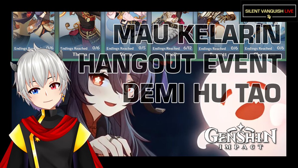SetsureiChriz's tweet photo. Genshin Impact - edisi hangout
01 November 2021
09:00 WIB
https://t.co/Xin2TqsKHx

#SETSULIVE https://t.co/lstjG7dz3V