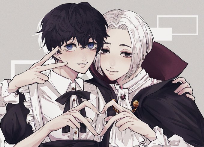 「heart hands duo」 illustration images(Popular)